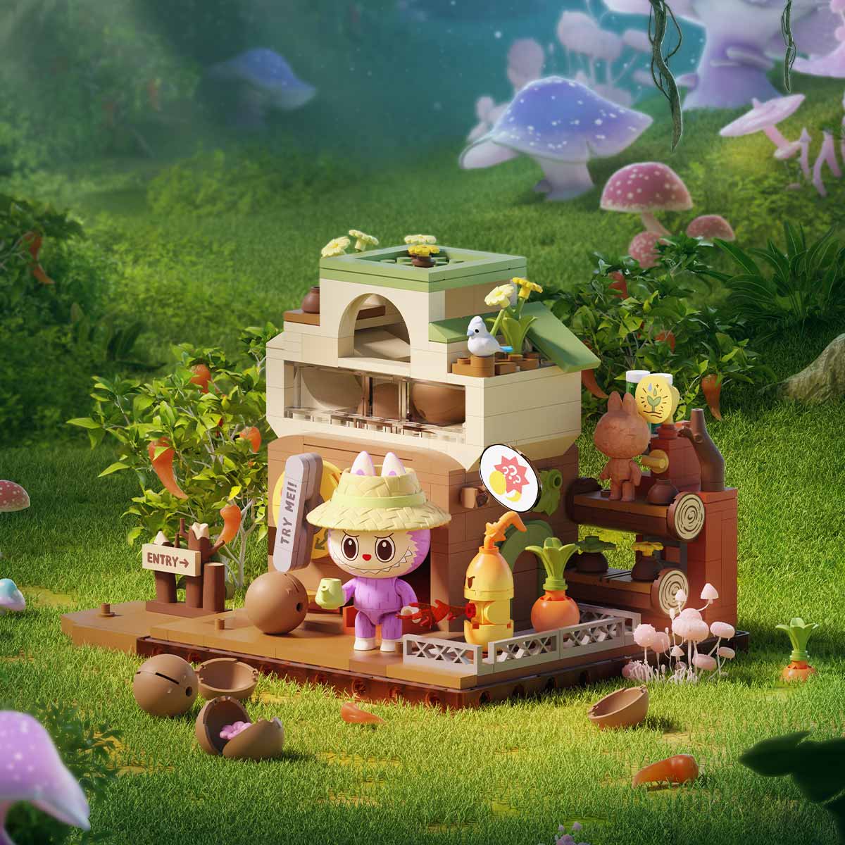 THE MONSTERS Forest Secret Base Series Blocks Part 2 - Image 2