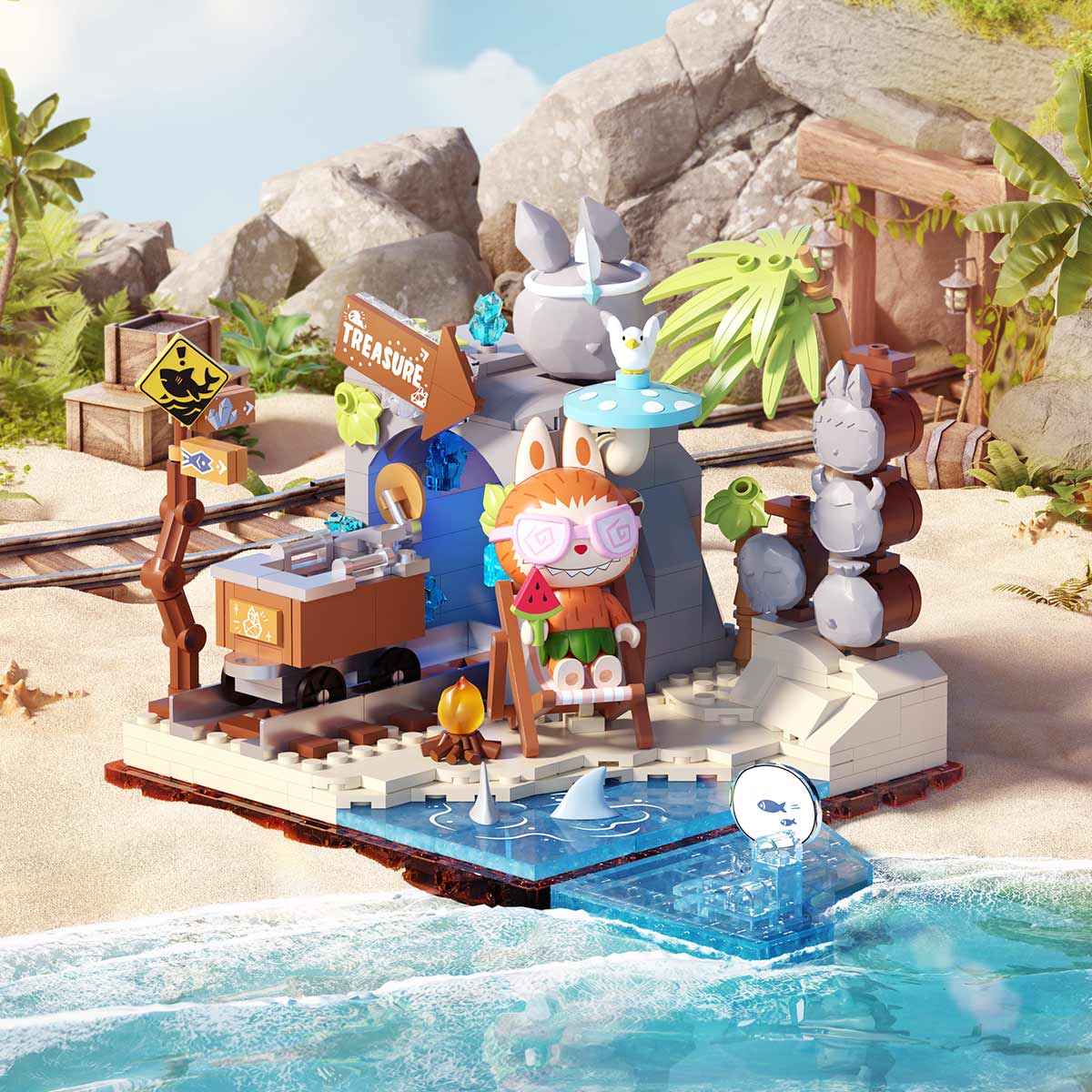 THE MONSTERS Forest Secret Base Series Blocks Part 2 - Image 8